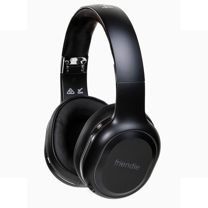 AIR Duo Matte Black (Over Ear Wireless Headphones)-2