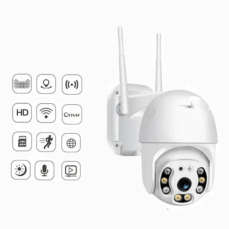 Câmera A8 Externa IP Wi-Fi HD com Alarme e Sensor